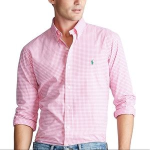 Ralph Lauren Gingham Button Up Shirt - Medium